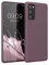 kwmobile Hülle kompatibel mit Samsung Galaxy S20 FE Hülle - weiches TPU Silikon Case - Cover geeignet für kabelloses Laden - Grape