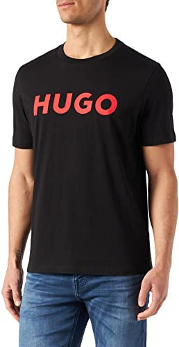 HUGO Dulivio 10229761 01 Camiseta para Hombre, Negro (Black 001.), XXL
