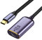 CY Adaptateur USB C vers Mini Displayport, USB 4 Type C Source vers Mini DP Displayport Femelle Câble Display 8K 60HZ UHD 4K Moniteur Displays Adaptateur