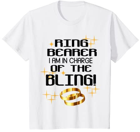 Kinder Humorvolle Ringe mit Kindern für Hochzeit sarkastische Entourages T-Shirt