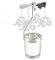 Elefant Teelicht Karussell Windlicht Glas Teelichthalter Gold Teelichtglas Rotierender Kerzenhalter Eisen Metall Kerzenständer für Valentinstag Deko Geschenk Hochzeit Dekoration Wohnzimmer Tischdeko