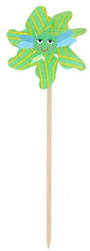 Esschert Design Windrad Libelle Grün & Blau