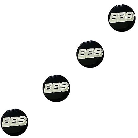 NURCIX 4 Stück Auto Radnabenkappen Aufkleber,Für BBS 65MM nabenkappen Radkappen Radnabenabdeckung Center Felgendeckel Zubehör,D