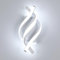 DAXGD Indoor-Wandleuchte, Moderne LED-Wandleuchten 22W 2500 LM, Schlafzimmer Wandlampe Gebogenes Design 6500K Cool White Licht für Flur Wohnzimmer, Weiß