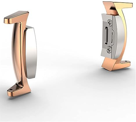 JSLER Fit for Samsung Gear S2 R720 Sostituzione del connettore in Acciaio Inossidabile Connect Fit for Samsung Gear Watch Accessories (Color : Rose Gold)