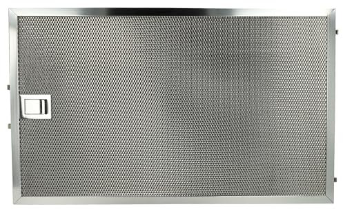 vhbw Filter Metal Grease Filter compatible with Miele DA 6526 D PURISTIC CANTO Extractor Fan - 43.3 x 26.4 x 0.9cm stainless steel