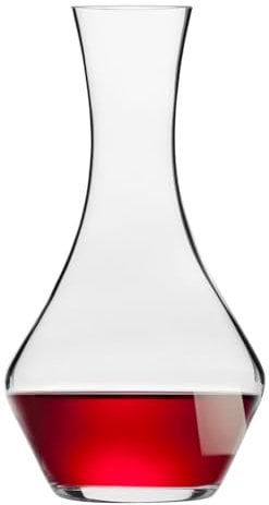KROSNO Carafe à vin | 750 ml | Fabriquée à la main | Parfaite pour la maison, les restaurants, les fêtes et les événements | Verre Crystalline | Sans plomb