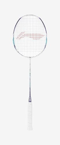 Li-ning Badmintonschläger High Carbon Serie Top-Handling (HC 1800 weiß)