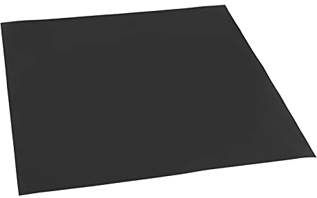 Mumusuki Silikonmatte, 25 X 25 Cm, Schwarz, Quadratisch, Hitzebeständig, Ungiftig, Isolationsschutz für die Küche zu Hause (Quadrat)