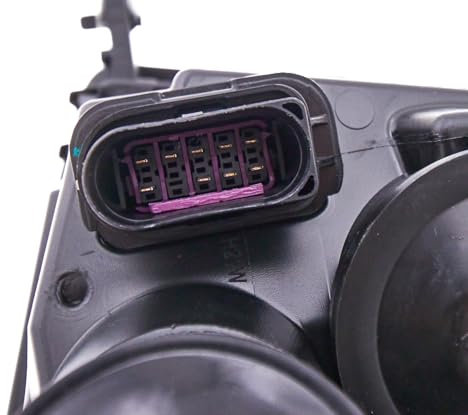 EDA PREMIUM auto Scheinwerfer, Frontscheinwerfer Rechts 7H1941016J passend für VW TRANSPORTER T5 2004-2009, mit Stellmotor für LWR, H4, ECE