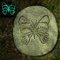 10” Glow-in-The-Dark Butterfly Stepping Stones for Garden,Millstone Cement Step Stone Grinding Disc Decorative Stone - Yard Decoration –Unique Anti-Slip Garden Stepping Stones Outdoor Park Paving