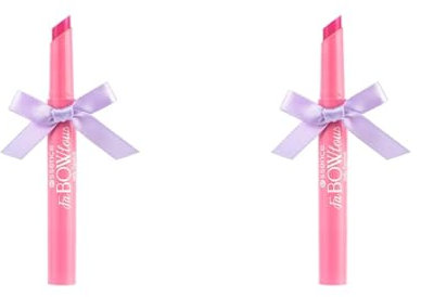 essence FaBOWlous jelly lipstick, Nr. 01, Pink, glänzend, gelig, vegan, ölfrei, ohne Parabene, ohne Mikroplastikpartikel, 2er Pack (1.7g)