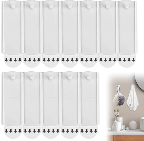 12Pcs Command Picture Hooks Removable Adhesive Picture Hooks Universal Adhesive Picture Hanging Strips Heavy Duty Damage-Free Pictures Hangers No Nails Hooks for Home Office Walls Photos Decor
