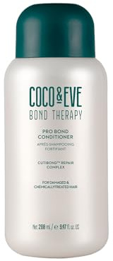 Coco & Eve Bond Therapy Pro Bond Conditioner. Strengthens and Repairs Hair Bonds with Less Breakage. Hydrating, Nourishing Conditioner for Damaged, Chemically Treated Hair. (280 ml)