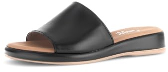 Gabor Damen Pantoletten, Frauen Clogs, Pantoletten,Moderate Mehrweite (G),schwarz (57),36 EU / 3.5 UK