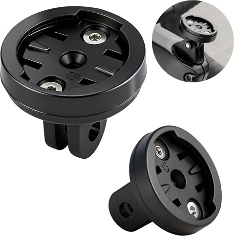 Nlsqw Bicycle Computer Holder, Extended Adapter Set for Bike, Action Camera Adapter, For Edge Interface Computer Ad-apter, For Sport Camera Bike Mount Light Holder