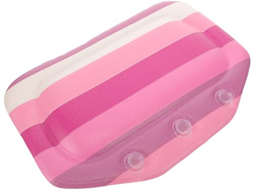 Bath Pillow for Bathtub Head Rest, PVC Suction Cup Comfort