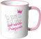 JUNIWORDS Tasse - Wähle eine Farbe - Ich schmeiß alles hin und werde Prinzessin - Rosa