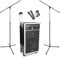 NJS Vonyx ST180 Portable PA System with Wireless Microphones, CD MP3 Bluetooth Battery Powered Speaker, Adjustable Mic Stands, Wireless Sound System for Events, Performances & Churches