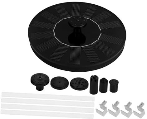 Solar Power Fountain Pump Solar Water Fountain for Pool Pond Pump Water Features for The Garden Pond Features Floating Bathtub
