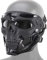 Huenco Halloween Sch?del Masken Airsoft Vollgesichtsschutzmasken Cs Krieg Spiel BB Gun Skeleton Masken Party Cosplay Maske Filmrequisiten