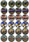 24 Muffin & Cupcake Aufleger Premium Esspapier Feuerwehrmann Sam C4