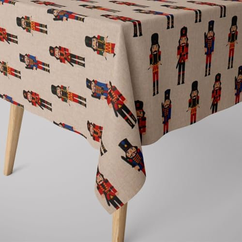 Schöner Leben Nappe Motif casse-noisettes Rouge/bleu/vert Différentes tailles 100 x 100 cm