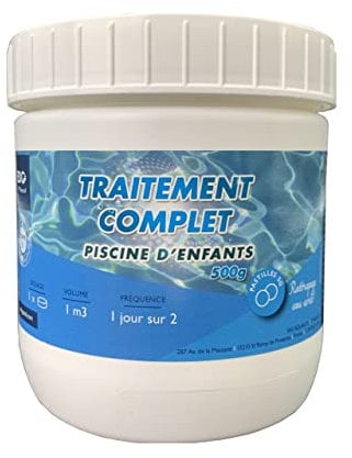 EDG by AQUALUX INTERNATIONAL Traitement Complet Piscine Enfants (100 pastilles 5g) - Effet Immédiat - Spécial pour Mini Piscines Gonflables Tubulaires Autoportantes