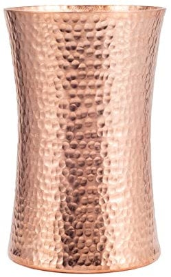 Kupfer Wasserbecher, Reiner Kupferbecher, Handgefertigte Kupferbecher, Verdickte Kupferbecher, Bier Kupferbecher, Handgefertigte Kupfertasse (A)