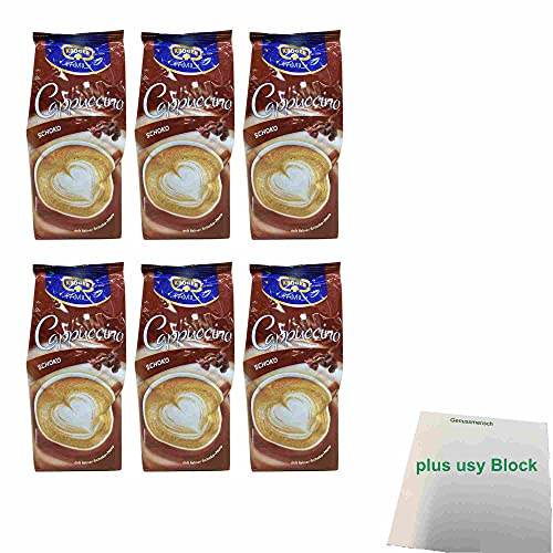 Krüger Family Cappuccino Schoko 6er Pack (6x500g Beutel) + usy Block