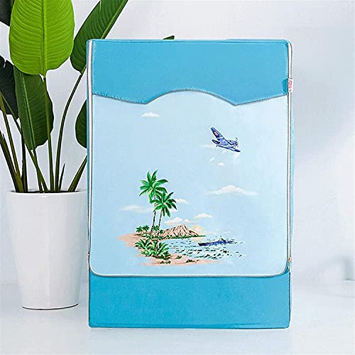 NZDY Lavatrice Cover Lavatrice Coperchio Della Lavatrice Drum Waterproof Sunscreen Cover Full Automatico Porta Anteriore Universale (4.5-5) Copertura Kg Asciugatrice/2-6.2Kg./2-6.2Kg.