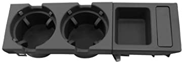 Porte-gobelet de voiture avec porte-monnaie pour BMW 3 E46 Noir