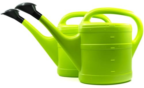 2X Gießkanne 5L MINTGRÜN + 1x KÜHLSCHRANKMAGNET! Blumenkanne Kunststoff für Garten Zimmerpflanzen Gießkannen Gieskanne Gieskannen Giesskanne 5 L Liter Watering Can Kinder Zimmergießkanne, gesamt 10L