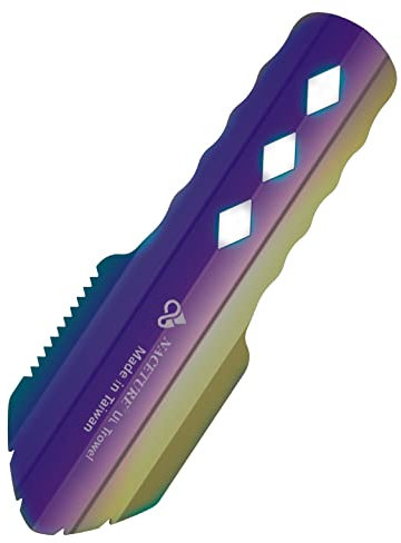 Ultralight Titanium Shovel with Longer Handle, Ideal for Hiking, Camping and Survival, Titanium Alloy, Pack of 1