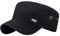 Party Hüte Set Military Sun Baseball Vintage-Flat Unisex Style Cap Fashion-Sportmütze Cap Squad Cap Klassische Sonnenhut Baseball Cap Outdoor-Sportarten (Black, One Size)