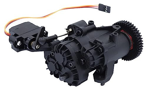 Levigo 2-Gang-Getriebe aus Metall für ferngesteuertes Auto mit internem Getriebemotor + Servo für Traxxas 1/10 TRX-4 TRX-6