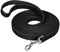 IOKHEIRA Schleppleine für Hunde, 5m /10m /15m /20m Hundeleine mit Handschlaufe und Netztasche, Wasserdicht Trainingsleine für Große Mittlere Kleine Hunde, Robuste Leine (Schwarz, 4.52m)