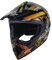 Kinder Crosshelm Hot-Shot AHP – Motorradhelm für Kinder, ABS-Schale, robuster Kinderhelm für Downhill, Quad und Motocross, Orange, Größe L, 57 – 58 cm