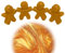 WonderWax Lebkuchenmännchen 4er Set Wachsmelt Duftwachs Raumduft für Duftlampen Soja Wachs Melts Duftmelt Aroma Wellnes Kerzen Wärmer Weihnachtsplätzchen