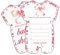 LyoGao Einladungen für Babypartys mit rosa Schleife für Mädchen – Schleifen-Thema, Babyparty, Party, zum Ausfüllen von Einladungen, Karten mit Umschlägen (20 Stück)