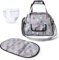 Bayer Design 69007AA Wickeltasche für Puppen, Winkelunterlage, Stoffwindel, Puppenzubehör, Tasche, Grau