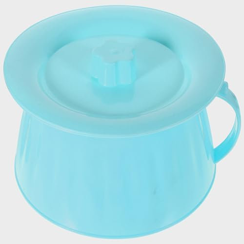 Pot de Nuit avec Couvercle Poêle Urinoir Bouteille Urine Pots Pot Seau Toilette Portable Urinoir Bassin Pot Urinoir de Chevet pour Femmes Hommes