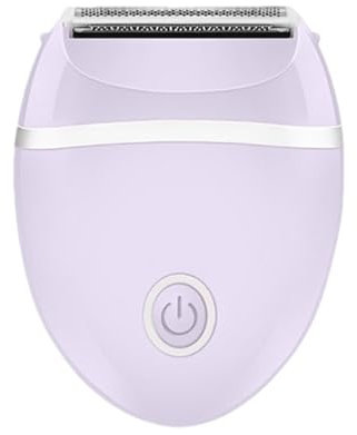 Ghjkldha Rasoio elettrico da donna, dispositivo di depilazione ricaricabile, epilatore facciale, trimmer bikini, rasoio per gambe, braccia e ascelle, impermeabile, viola