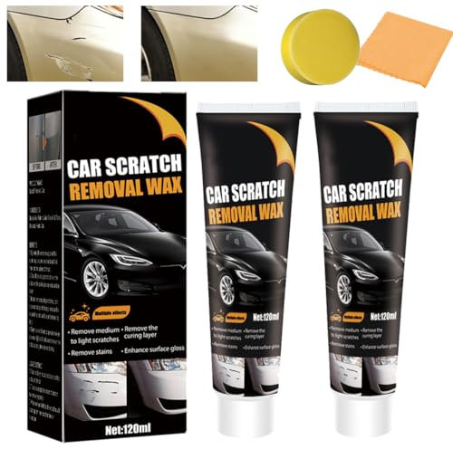 Autokratzer Reparaturpaste - Car Scratch Repair Paste für Lackkratzer, Auto Kratzer Entferner & Politur Paste, Lackpflege und Paint Restoration für Autos,2 Stück