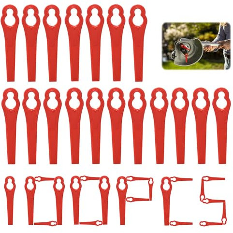 100 coltelli di ricambio per tagliaerba a batteria, tagliaerba Einhell, 100 pezzi