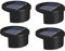 Remingtape Paquete de 4 luces solares para borde de piscina integradas, impermeables, inalámbricas, para piscinas sobre el suelo