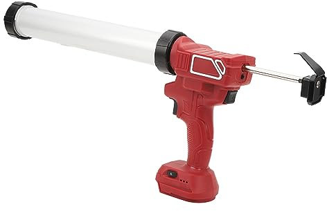 TSLVTA Cordless Caulking Gun 6 Adjustable Speed 800N 18V Battery Powered Electric Caulk Gun with Cruise Control Mode 3millimeter / s 18-21V Drip Caulking Tool for Filling Sealing