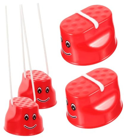 TOYANDONA 2paires Stilts Garçon Fille Jeu Extérieur Jouet Interaction Équilibre Entraînement Sensoriel pour Garçons Et Filles