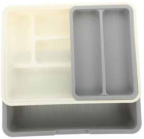 OFFSCH Besteck Aufbewahrungsbox Aus Empfindlicher Utensilienbehälter Tragbarer Halter Für Besteck Multifunktionale Box Organizer Für Küche Leicht Zu Reinigen Und Pflegen
