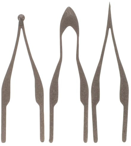 Tofficu 3 Piezas Puntas Pirograbador De Madera, Quemador De Madera Para Grabar, Puntas De NíQuel-Cromo Para Diy, Herramienta De Quemador Para Esculpir, Dibujar Y Sombras